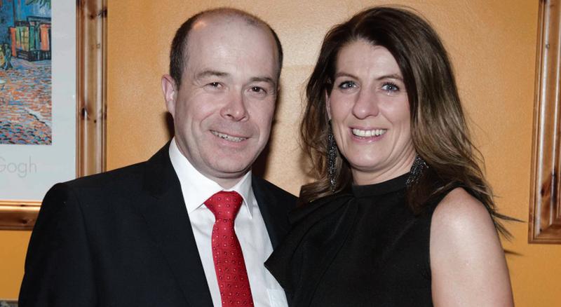 Deputy Denis Naughten and his wife Mary Tiernan at his general election launch in Athleague.