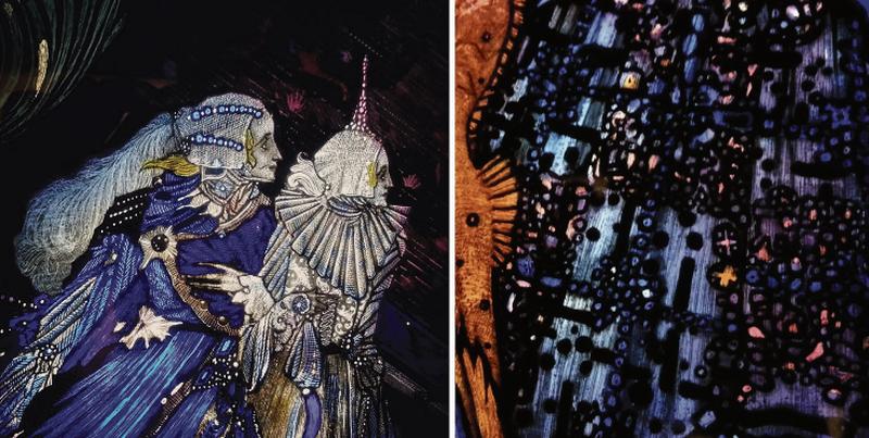 The Eve of St Agnes by Harry Clarke, and detail from the stained glass window which was completed in 1924.It's one of the images that will be examined during the Art History and Appreciation Day.