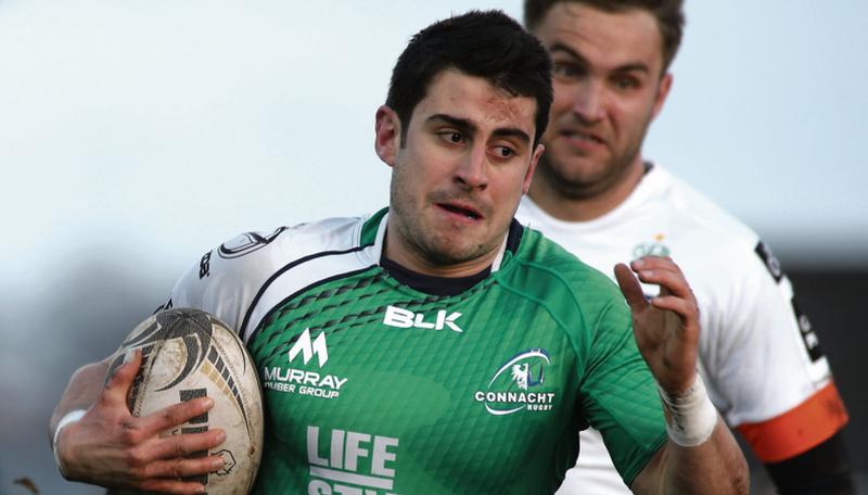 Connacht's Tiernan O'Halloran who is wary of the threat posed by an improving Dragons outfit in tonight's PRO12 clash.