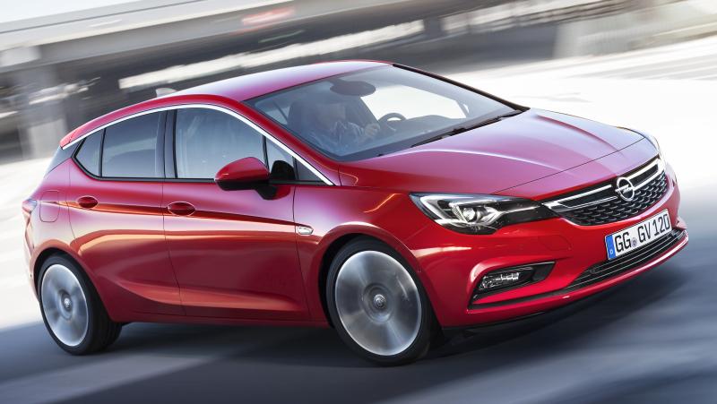 The Opel Astra, which has been named as the 2016 Car of the Year.