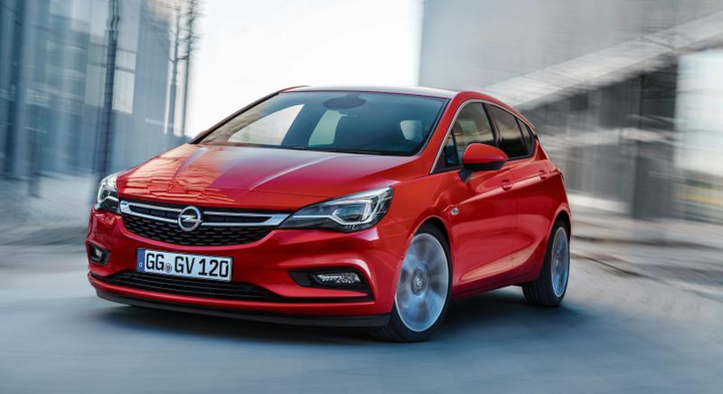 The Opel Astra.