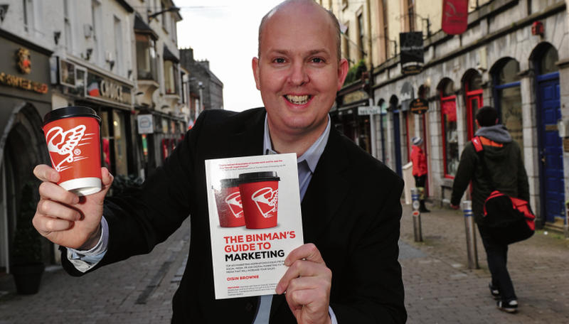 Oisín Browne: from binman to author.