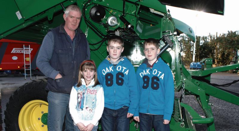 Joe, Aishling, Daniel and Conor Fehilly, Barnaderg at the Templetuohy Farm Machinery (TFM) Open Day last week in Tuam. PHOTO: JOHNNY RYAN PHOTOGRAPHY.