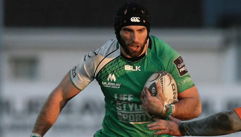 Connacht captain John Muldoon who led by example in their latest Guinness PRO12 victory, away to Edinburgh last Friday night.