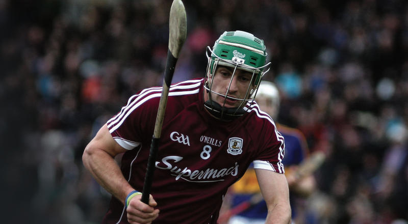 Galway will look to David Burke to win the midfield battle against Waterford on Sunday.