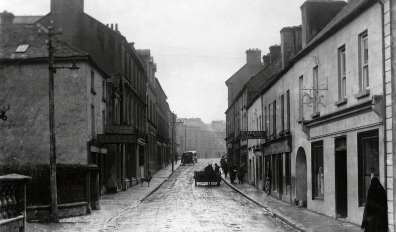Shop Street, Tuam in the 1920s.