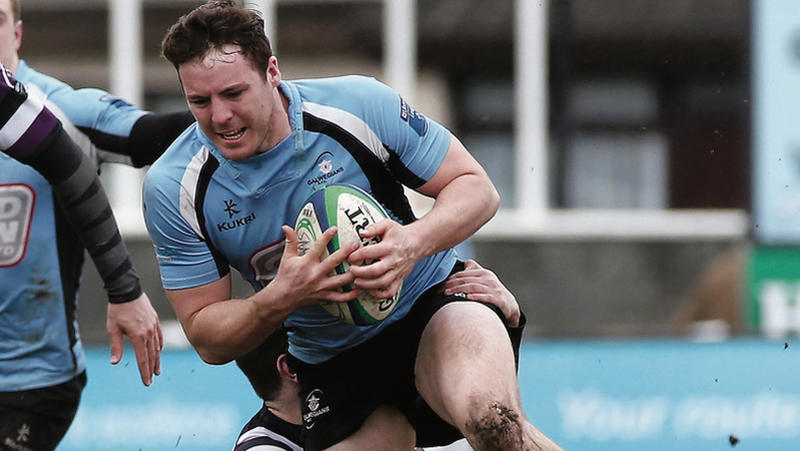 Galwegians centre Cormac Brennan who will be hoping the city club can bounce back from relegation to claim an historic Bateman Cup triumph at Crowley Park on Saturday.