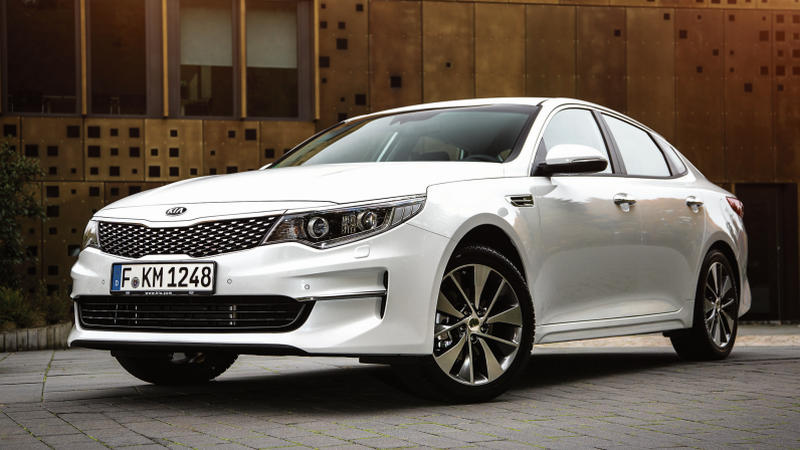 The second-generation Kia Optima.