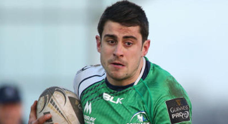 Connacht's Tiernan O'Halloran who has recovered from injury and is available to face Treviso in Friday's Guinness Pro12 tie.