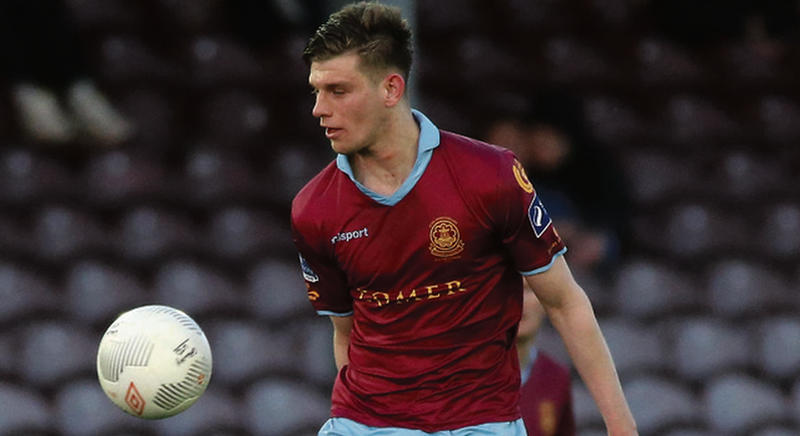 Galway United's Killian Cantwell in action in their league tie against Longford last Friday night.