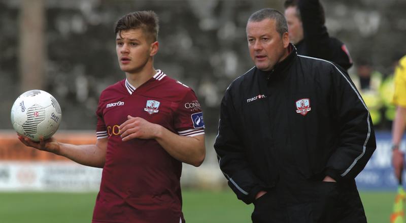 Galway United manager Tommy Dunne wonders if the club will be compensated for loss of earnings due to the postponement of this Friday's league game with Shamrock Rovers. Photo: Joe O'Shaughnessy.