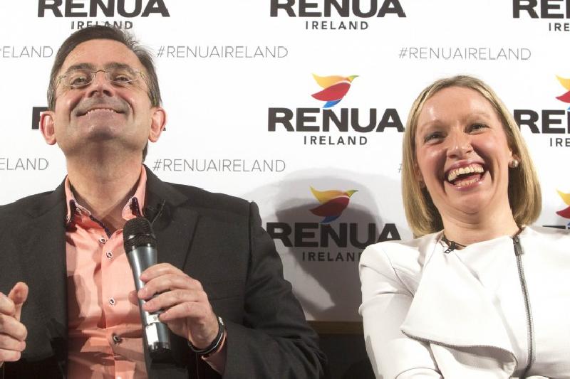 New politics spells the end for Renua. Eddie Hobbs & Lucinda Creighton in happier times