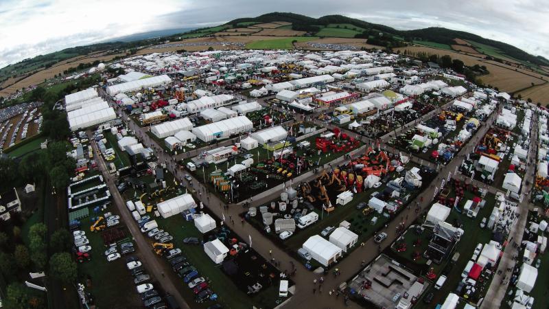 The 2015 National Ploughing Championships site in Ratheniska, Stradbally, Co Laois, which saw a record breaking attendance of 281,000 visitors attend over the three days of the event.