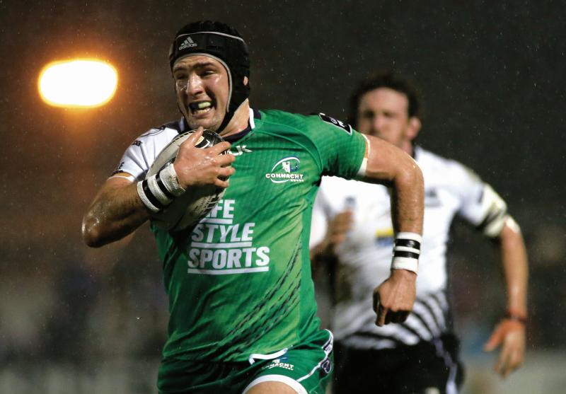 Connacht centre Dave McSharry who has been forced to retire due to repeated concussion injuries.