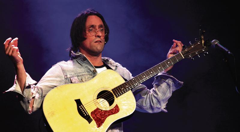 Daniel Taylor performs as John Lennon.