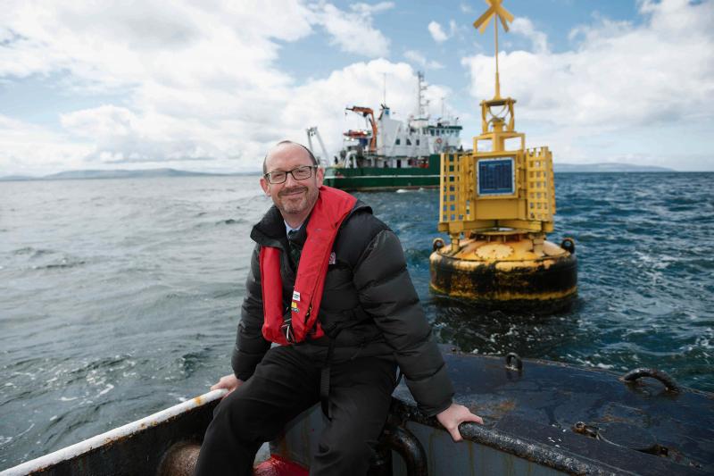 John Breslin, GM SmartBay, pictured at the launch of the subsea observatory on Galway Bay. Photo: Andrew Downes, xposure.