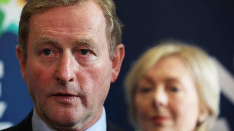 Taoiseach Enda Kenny and Chief Whip Regina Doherty at a press conference during this week's annual Fine Gael Think-In.