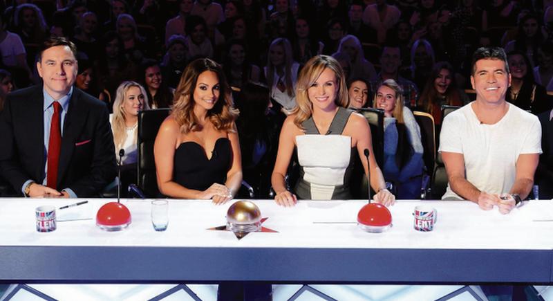 Britain's Got Talent judges David Walliams, Alesha Dixon, Amanda Holden and Simon Cowell.