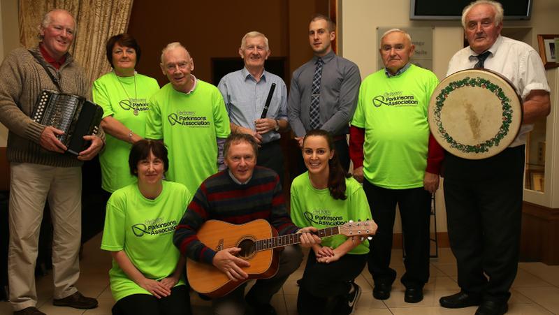 A Night of Ceili Dance and Craic in aid of the Galway Parkinsons Association will be held in the Raheen Woods Hotel, Athenry, from 8.30pm this Saturday night. Music on the night will be provided by Loughrea Comhaltas, accompanied by singers and dancers. Pictured at the launch of the event were members of the Galway Parkinsons Association with some of the musicians who will be performing (from left): Jimmy Dillon, Myra Coen, Des Coen, Michael Fahy, Oisin Nevin of the Raheen Woods Hotel, Ned Waldron, John Fahy, Marie Cahill, Pat Greene and Noreen Coen.