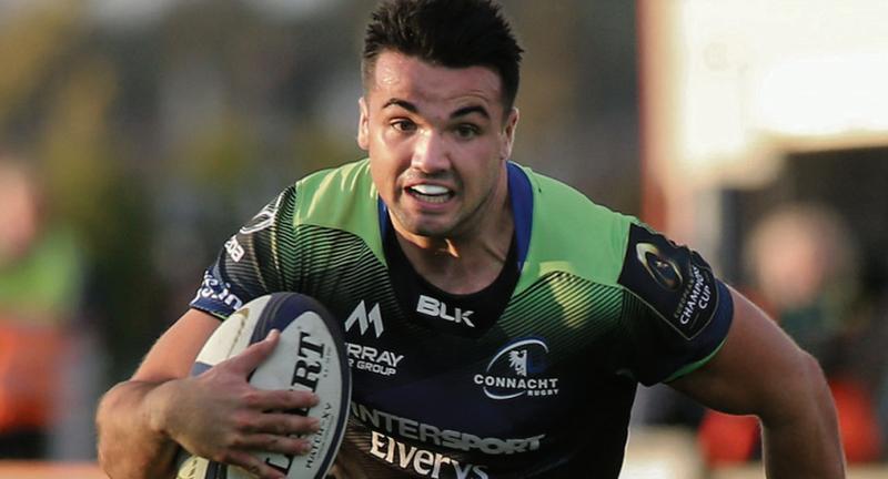 Connacht full back Cian Kelleher who scored two tries in their demolition of Zebre in the European Champions Cup last Sunday.