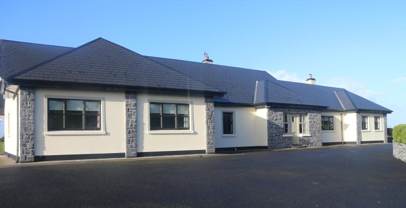 Beautiful views of the Burren Mountains and Termon Lough