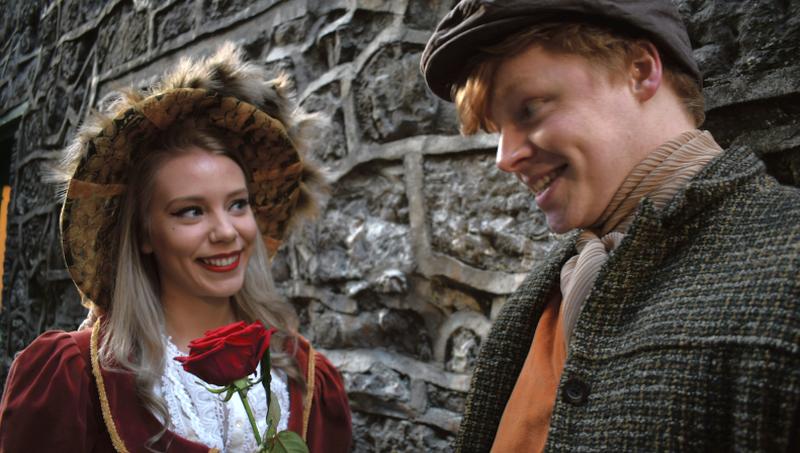 Gemma Brook and Daithí O’Donnell in Hans Christian agus a Chairde. PHOTO: JANE TALBOT.