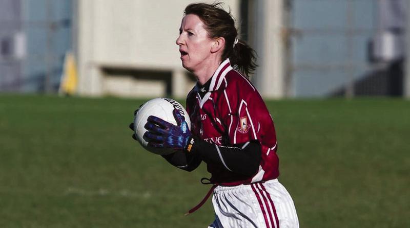 Former Galway ladies football star and Annaghdown's spiritual leader, Fiona Wynne, who, nine years after retiring from the game, will line out for her club in this Sunday's All-Ireland intermediate club final at Parnell Park.