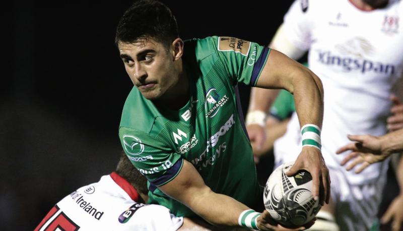 Connacht's Tiernan O'Halloran who was a surprise omission from Ireland's 34-man squad for the November Internationals.