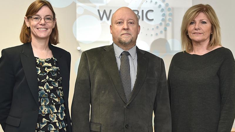 Anny Moylan, Mazars, Chris Coughlan, WestBIC Chairman & Anne Downey, Director, WestBIC at the WestBIC AGM in the Galway Technology Centre.