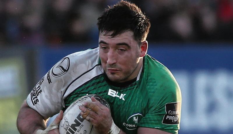Connacht prop Denis Buckley who has recovered in time to face the Cardiff Blues at the Sportsground on Friday night.
