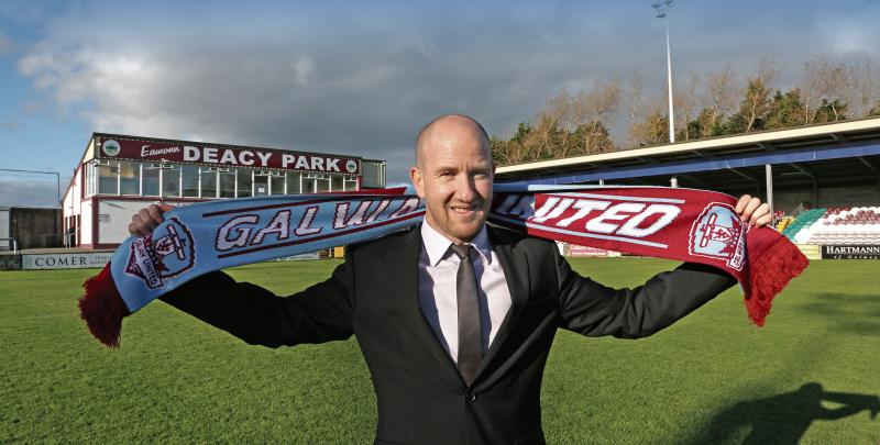 Laois native Shane Keegan who has been appointed the new Manager of Galway United.