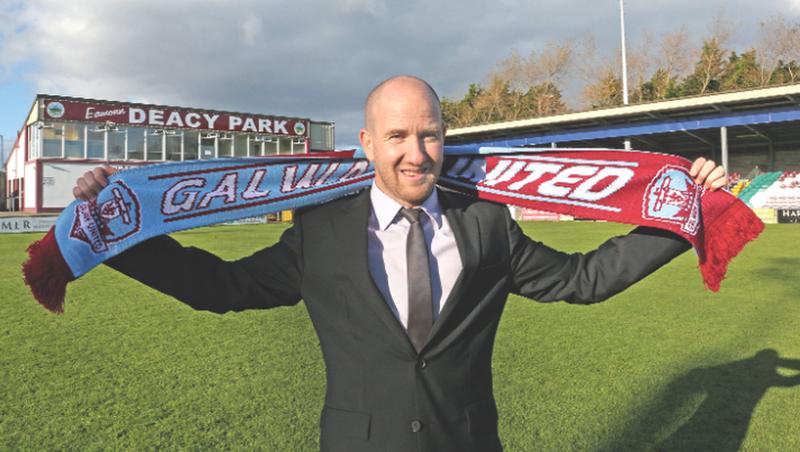 New Galway United manager Shane Keegan whose team have a friendly against Sligo Rovers at Eamonn Deacy Park tonight (Friday).