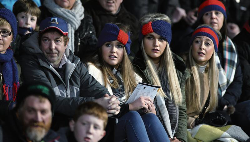 Anxious St Thomas supporters at the AIB All-Ireland Senior Club Hurling Championship semi-final against Ballyea at Semple Stadium, Thurles as their side suffered a narrow defeat.