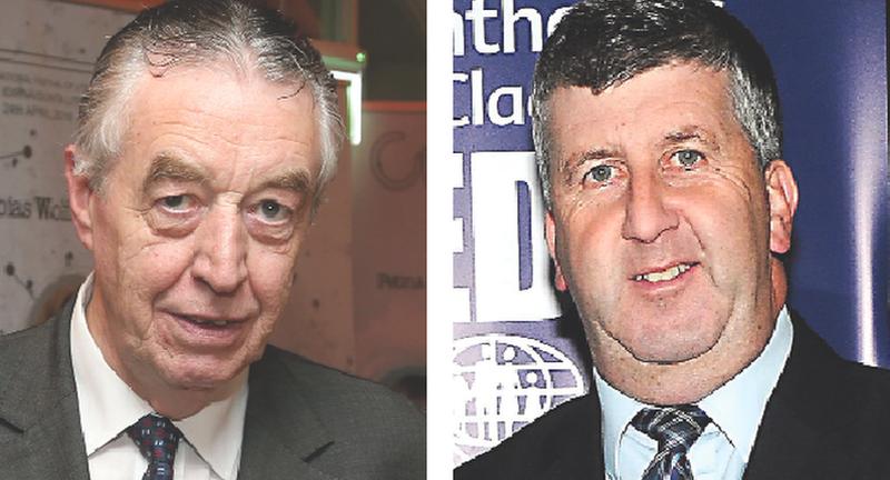 City councillor, Padraig Conneely (left), is distraught at the fact he hasn’t had the opportunioty to butt heads with the Saolta University Hospital Group chief, Maurice Power (right) in a public forum.