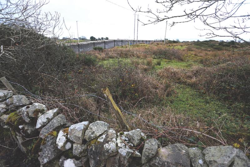 The controversial site at Keeraun, Ballymoneen Road.