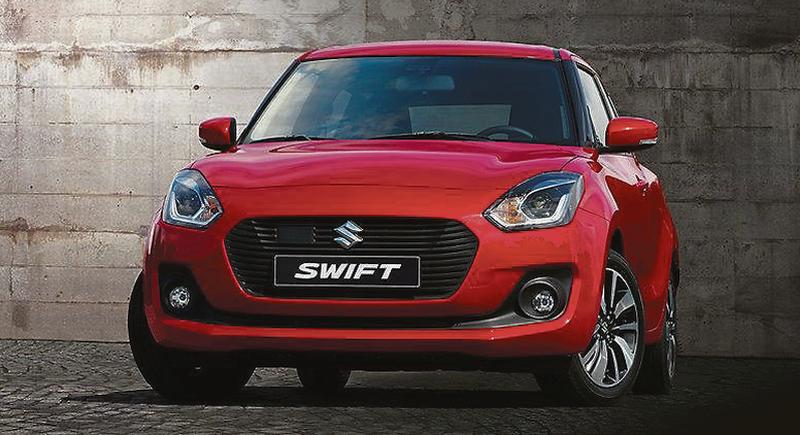 The new-look Suzuki Swift.