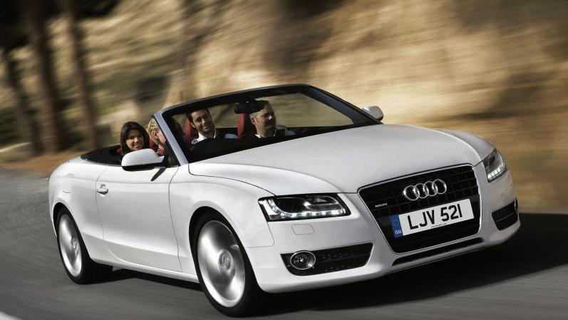 The Audi A5 Cabriolet.