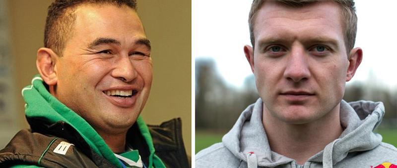 Connacht Rugby coach Pat Lam and All Star hurler Joe Canning