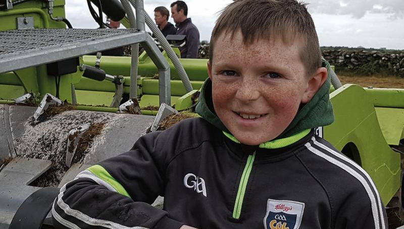 Niall O'Donoghue from Kinvara at the Pro-Agri Grass Seed Open Day last Saturday in Ballinderreen. Photograph: Hany Marzouk.