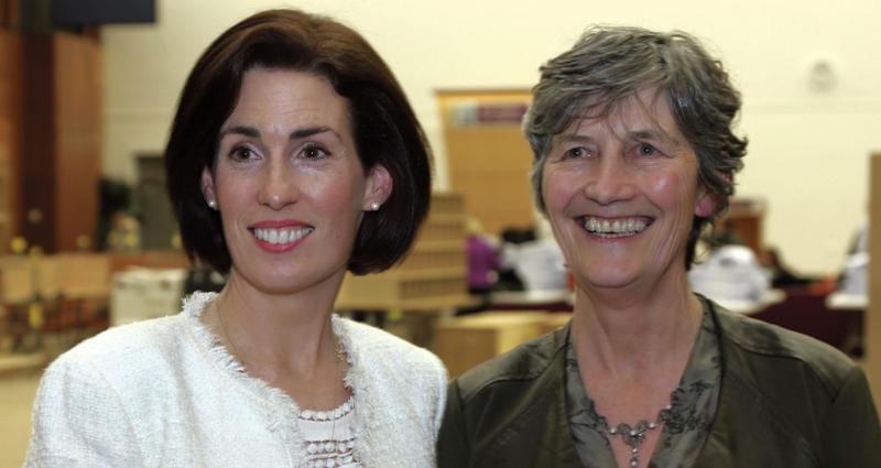 Hildegarde Naughton (FG) and Catherine Connolly (Ind), who have both declined the latest €2,707 annual salary increase awarded to Dáil deputies.