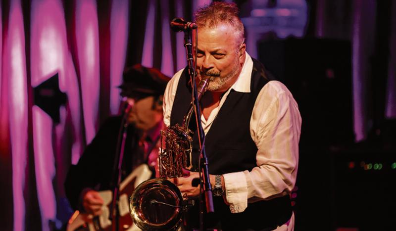 Paul Von Mertens plays saxophone and a variety of other instruments in Brian Wilson’s band. They will perform at the Galway International Arts Festival on July 23.