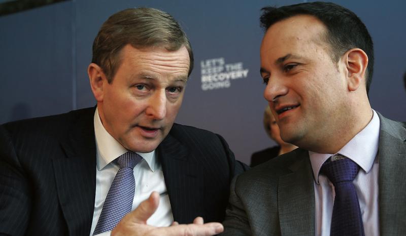 Changing of the guard...Enda Kenny and Leo Varadkar on a seismic week for both.