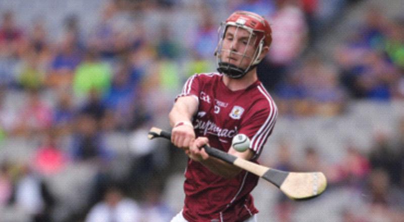 Kilbeacanty's Enda Fahy, one of five survivors from last year's Galway minor hurling squad. The young Tribesmen face Clare in Saturday's All-Ireland quarter-final at Pairc Ui Chaoimh.