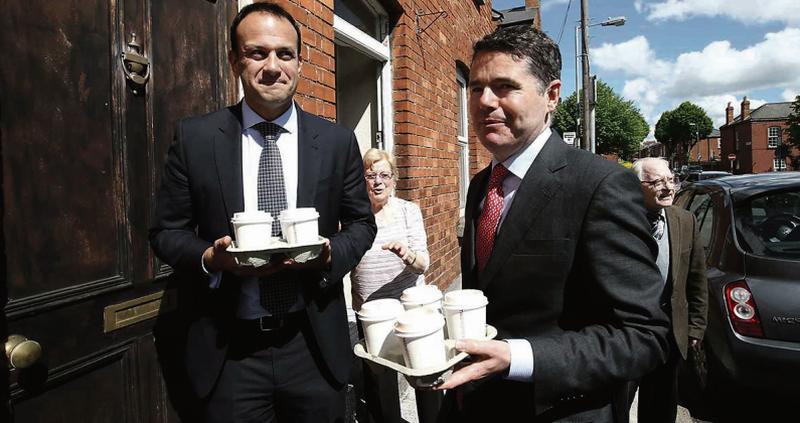 Smelling the coffee...Taoiseach Leo Varadkar and Minister Paschal Donohoe will have more than beverages on their hands for the autumn.