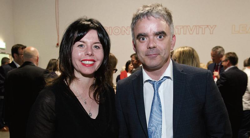 Maureen Walsh and Gavin Greaney of DeCare Operations pictured at the recent American Chamber of Commerce, Ireland, Innovation Showcase which took place at EA Ireland, Parkmore.