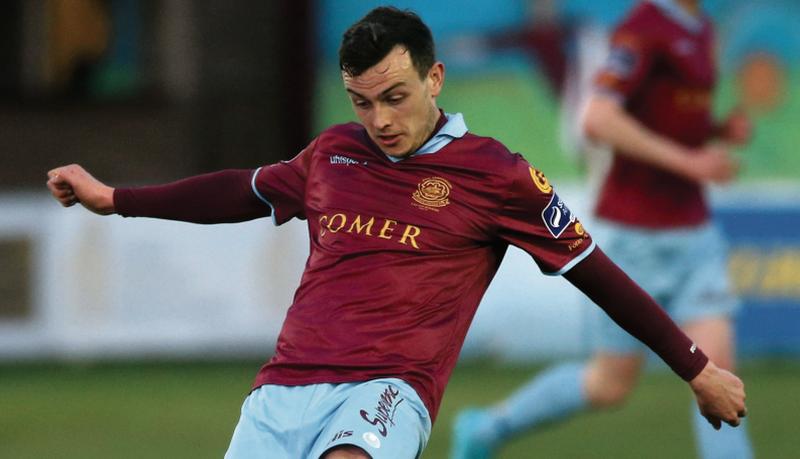 Galway United's Marc Ludden who will make his 100th appearance for the club in Friday night's Premier Division tie against Drogheda United at Eamonn Deacy Park.