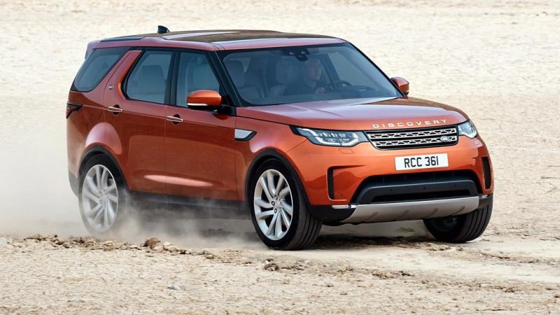 The remodelled Land Rover Discovery.