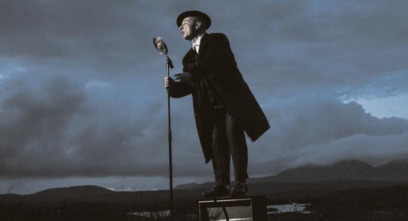 Little John Nee in Derrigimlagh, Connemara, the site of the world’s first commercial transatlantic wireless station. PHOTO: COLM HOGAN.