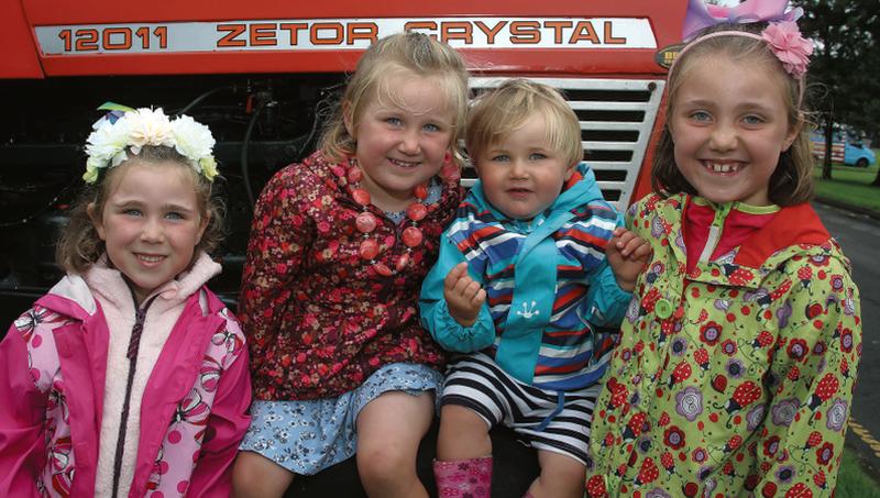 Gráinne, Róisín, Cairbre and Caoimhe Gannon enjoying the Monivea Fair last Sunday. Photo: Hany Marzouk.