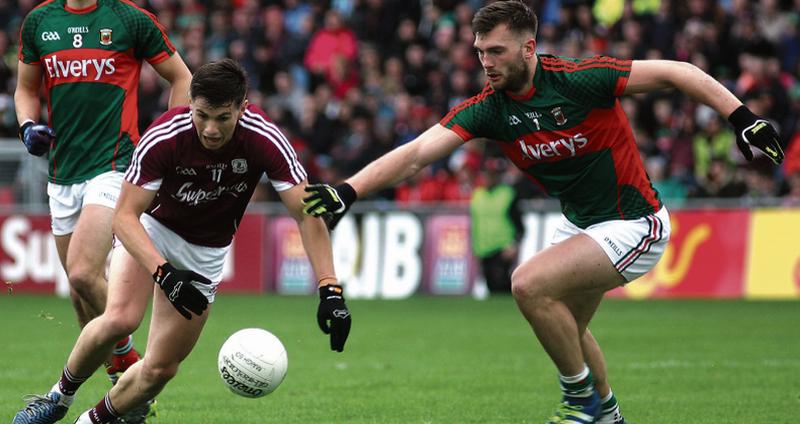 Mayo's Aidan O'Shea, in action against Galway's Shane Walsh, was wasted in a surprise full back role in last Sunday's All-Ireland semi-final.